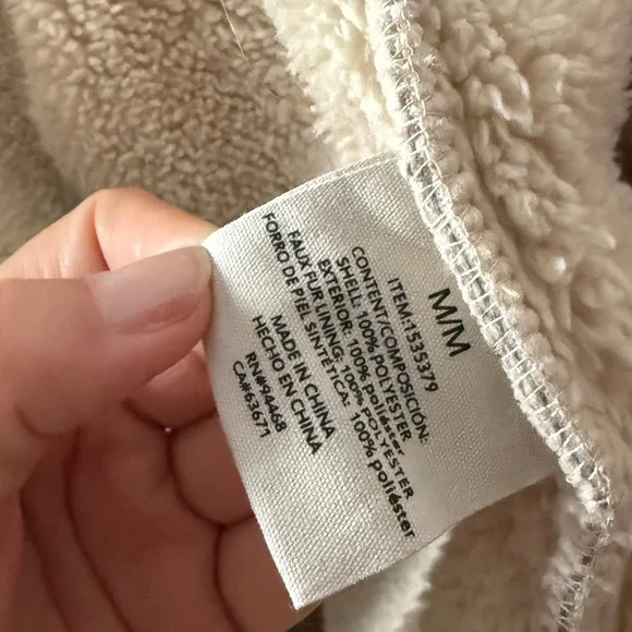 Sage Collective Fleece Plaid Jacket - Picture 8 of 10